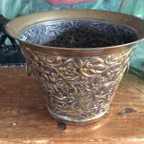 Cache pot en cuivre