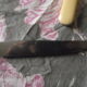 Set of 8 large silverware table knives from Boulenger.