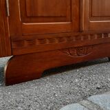 Glazed art deco gilded oak library