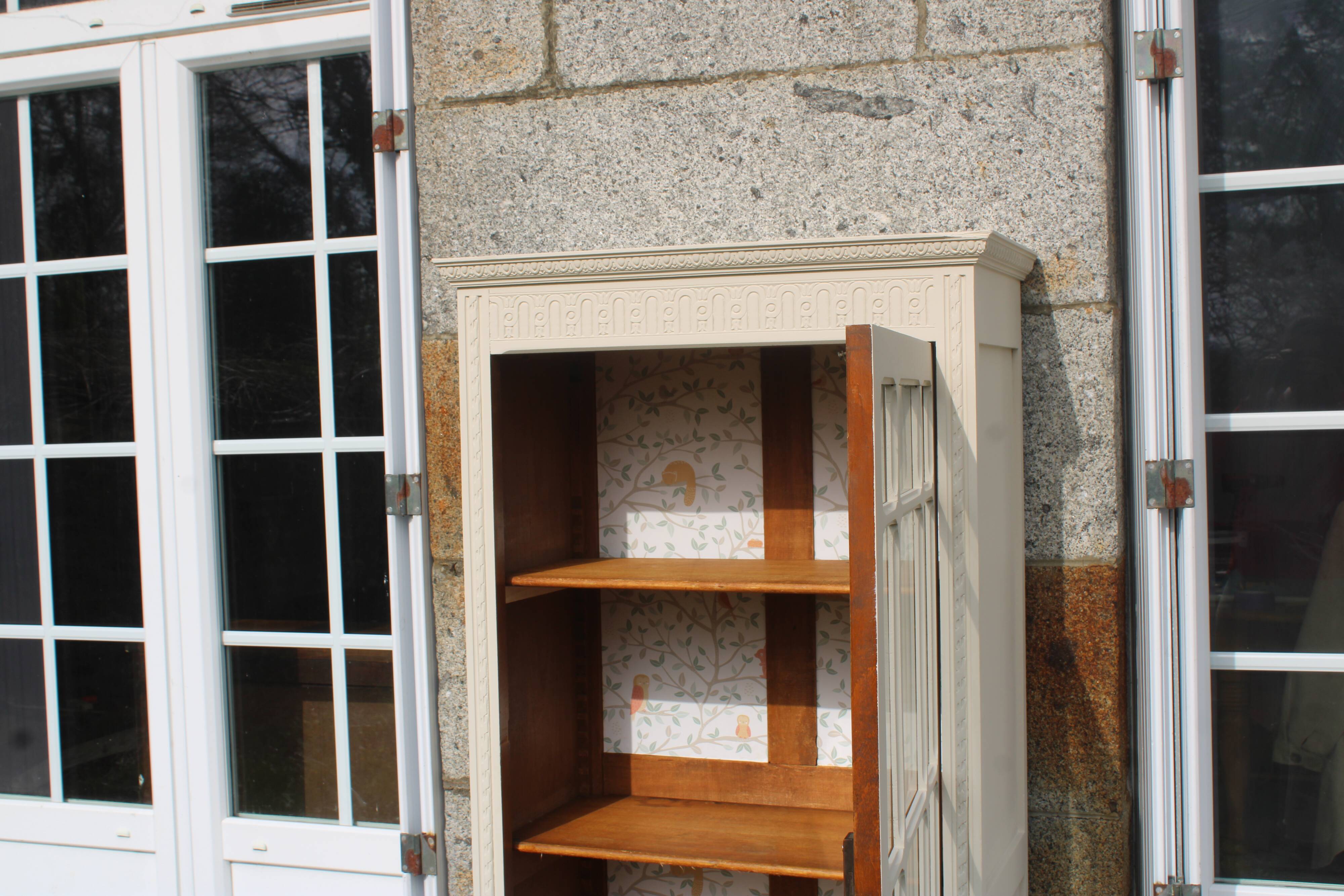 Antique Art Deco display cabinet – Camomille Libéron – 162 cm