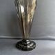 Art Deco smoked glass vase