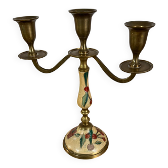 Enamelled brass chandelier cherries