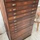 Workshop furniture printing with drawers XL oak