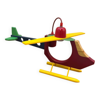 IKEA helicopter wooden light fixture
