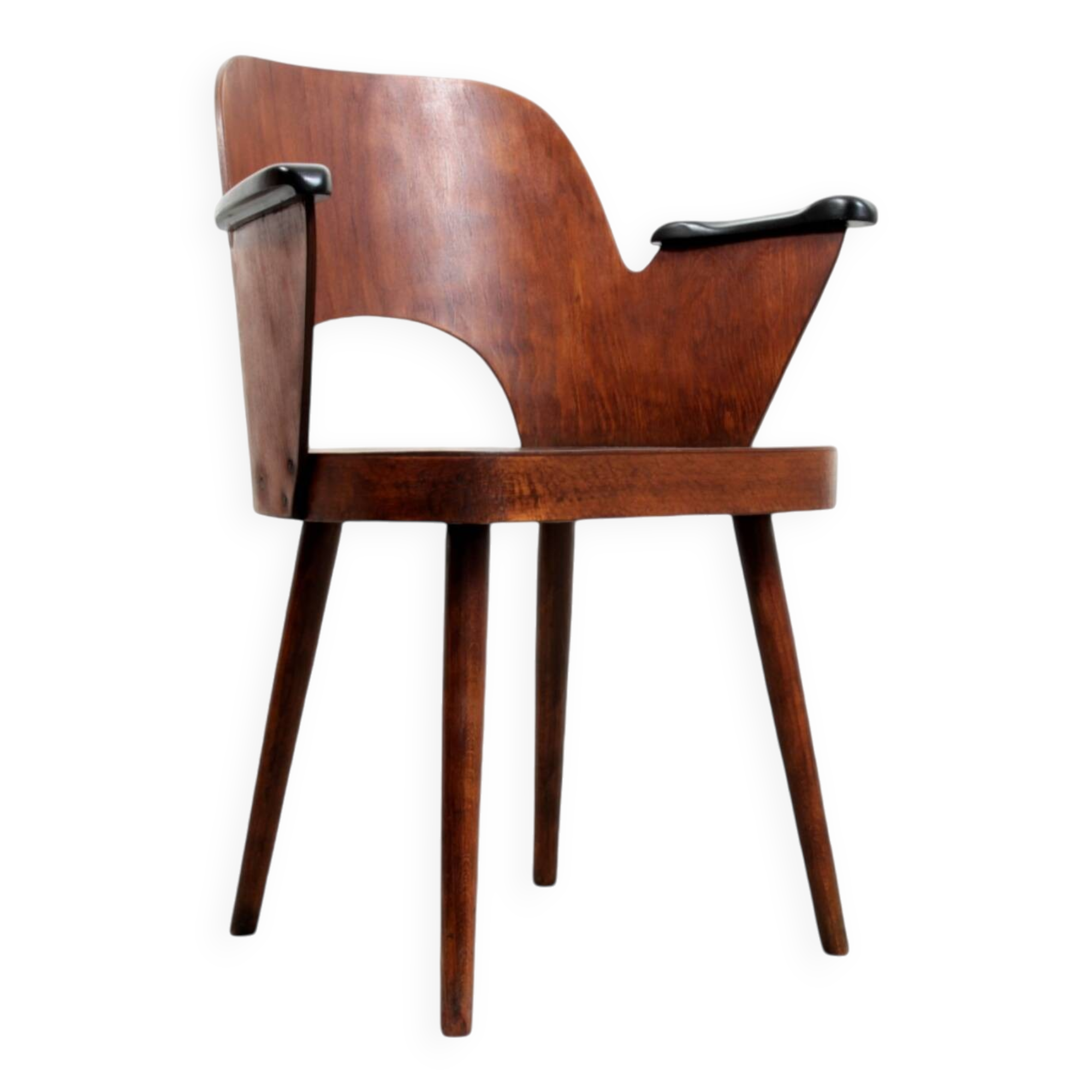 Fauteuil Mid Century No.515 d'Oswald Haerdtl pour Thonet/TON