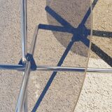 Vintage glass round table