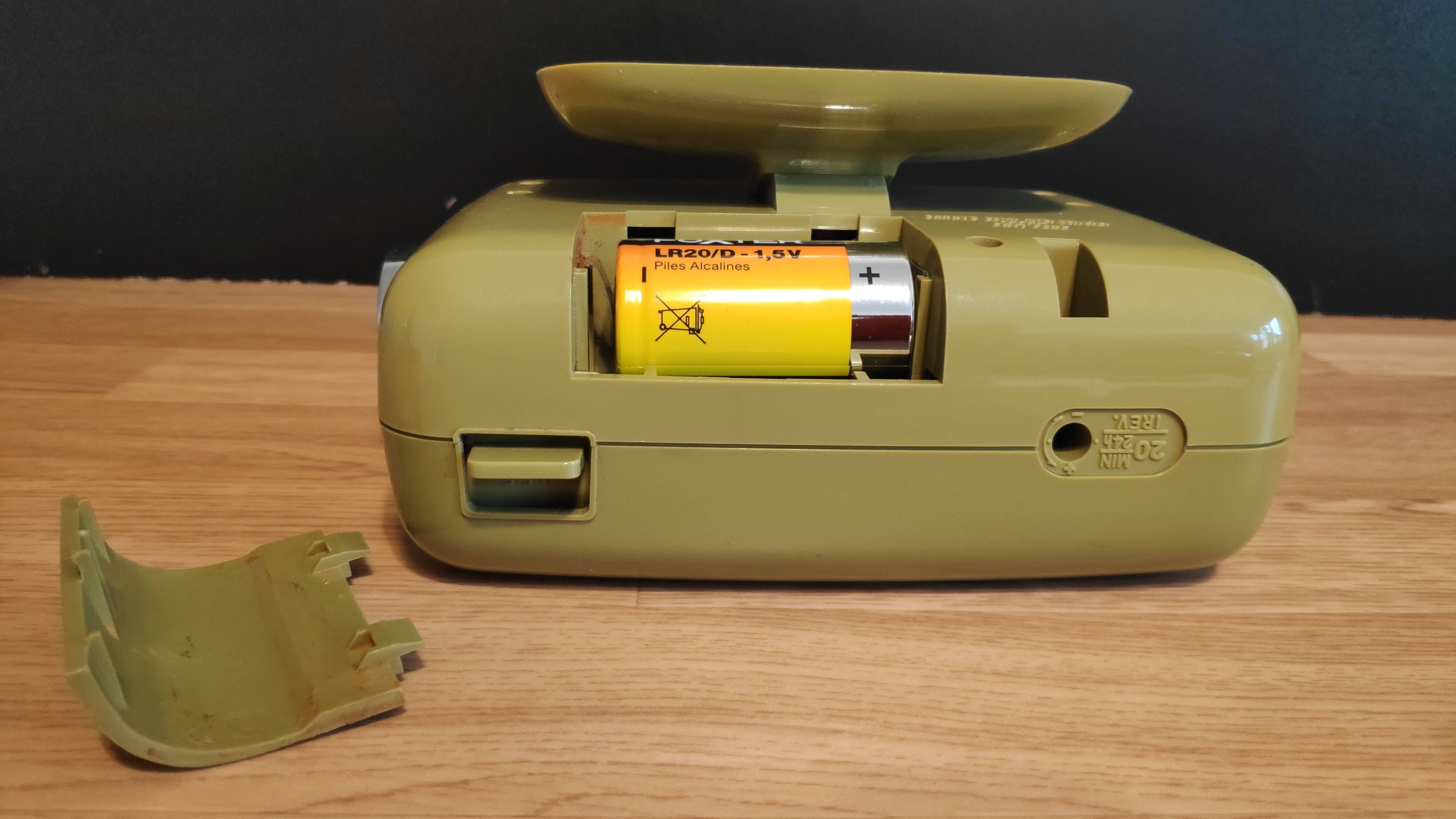 Japanese "space age" alarm clock Sanyo Digi-Glo