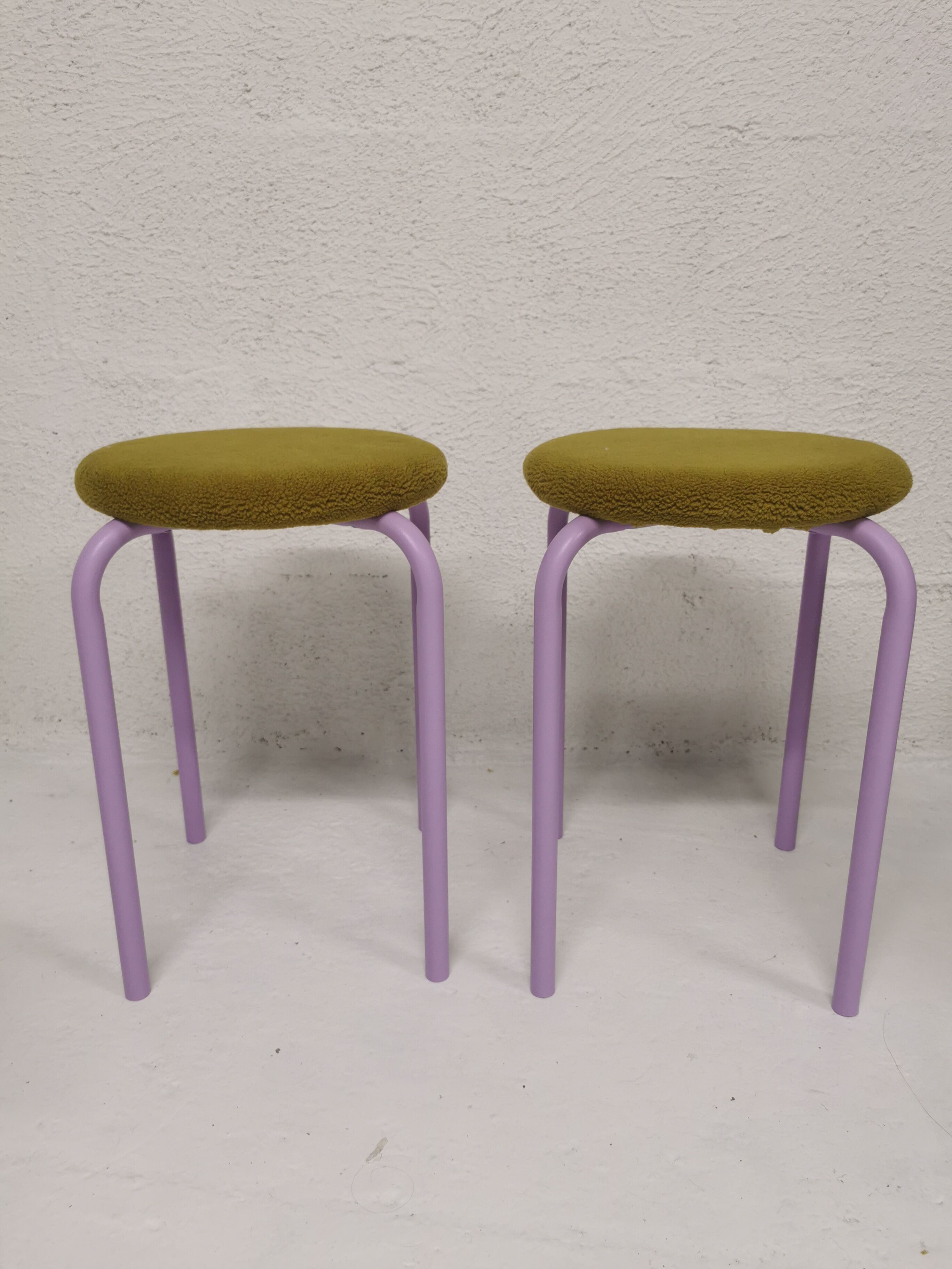 Contemporary lilac stool