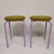 Contemporary lilac stool