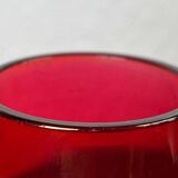 German glass vase from the mid-century modern period by Alfred Taube, 1960s.