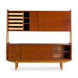 Mid-century teak & oak highboard from Skovby, 1960s