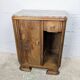Art Deco bedside table in wood and marble