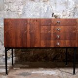 Rosewood sideboard 816 by Alain Richard for Meubles TV, France, 1960