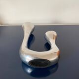 Designer cast iron candle holder