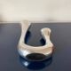 Designer cast iron candle holder
