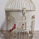 Pair of vintage bird cages