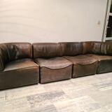 Set of 4 vintage sofas from desede