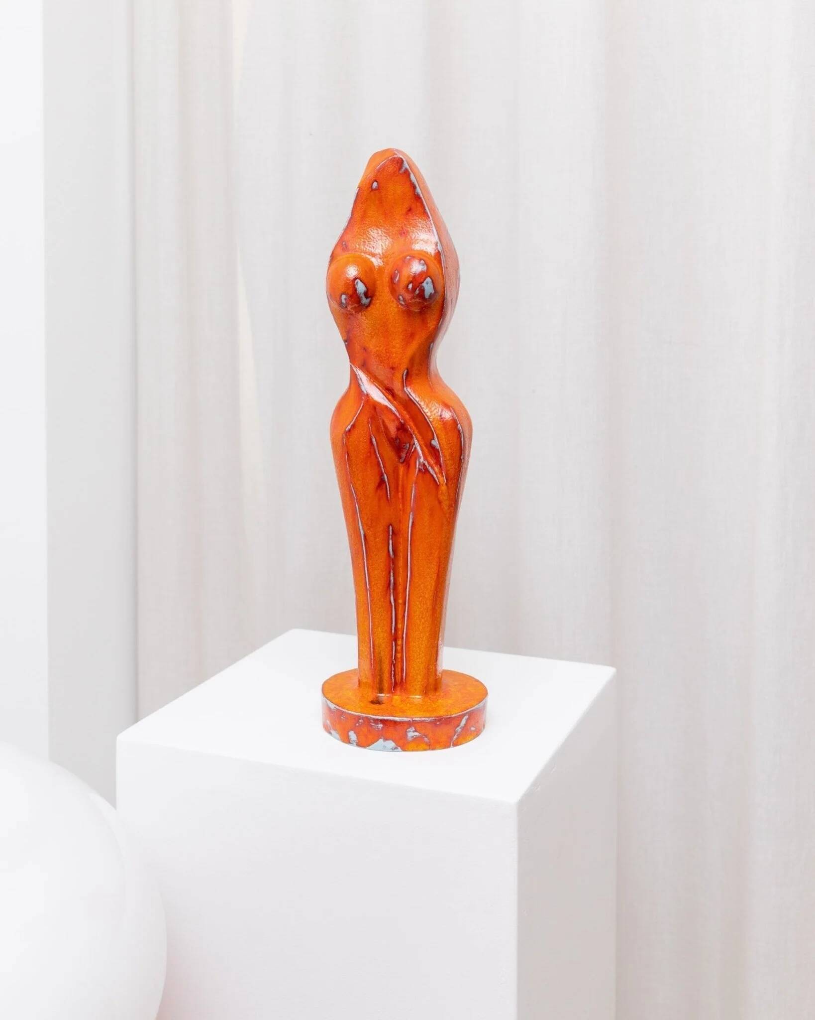 XL ceramic statue by Hugo von Ott - 42cm - Mid Century Design