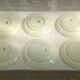 Lot of 6 old flat plates Lunéville model China in earthenware dimension: D-24cm- height -2,5