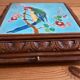 1920s musical underpants with Longwy enamels, parrot decoration