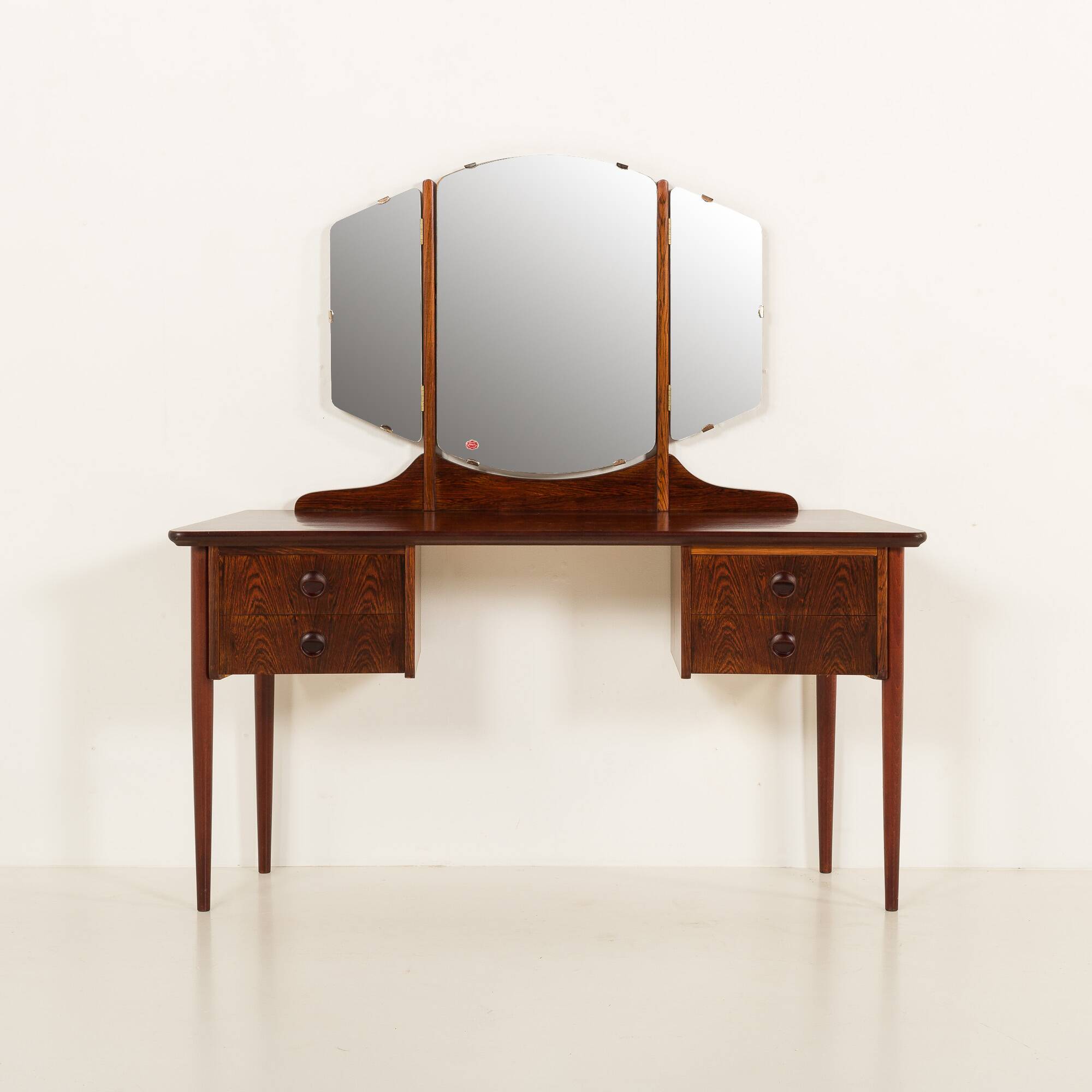Coiffeuse scandinave en palissandre, années 1960