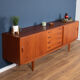 Retro Teak Danish 1960s Long Mid Century Sideboard By Clausen & Søn Denmark