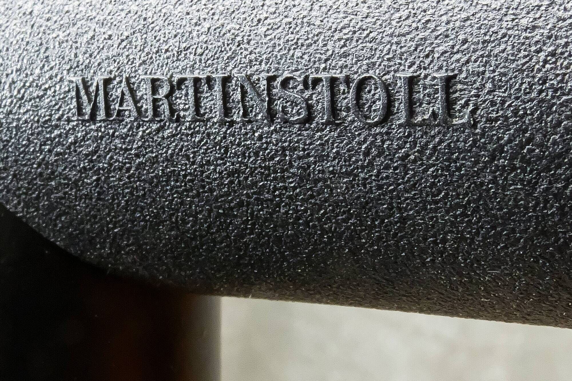 Martin Stoll - Set of four chairs in beech and black steel - c. 1980 - DE