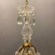 Lustre vintage en cristal 1950