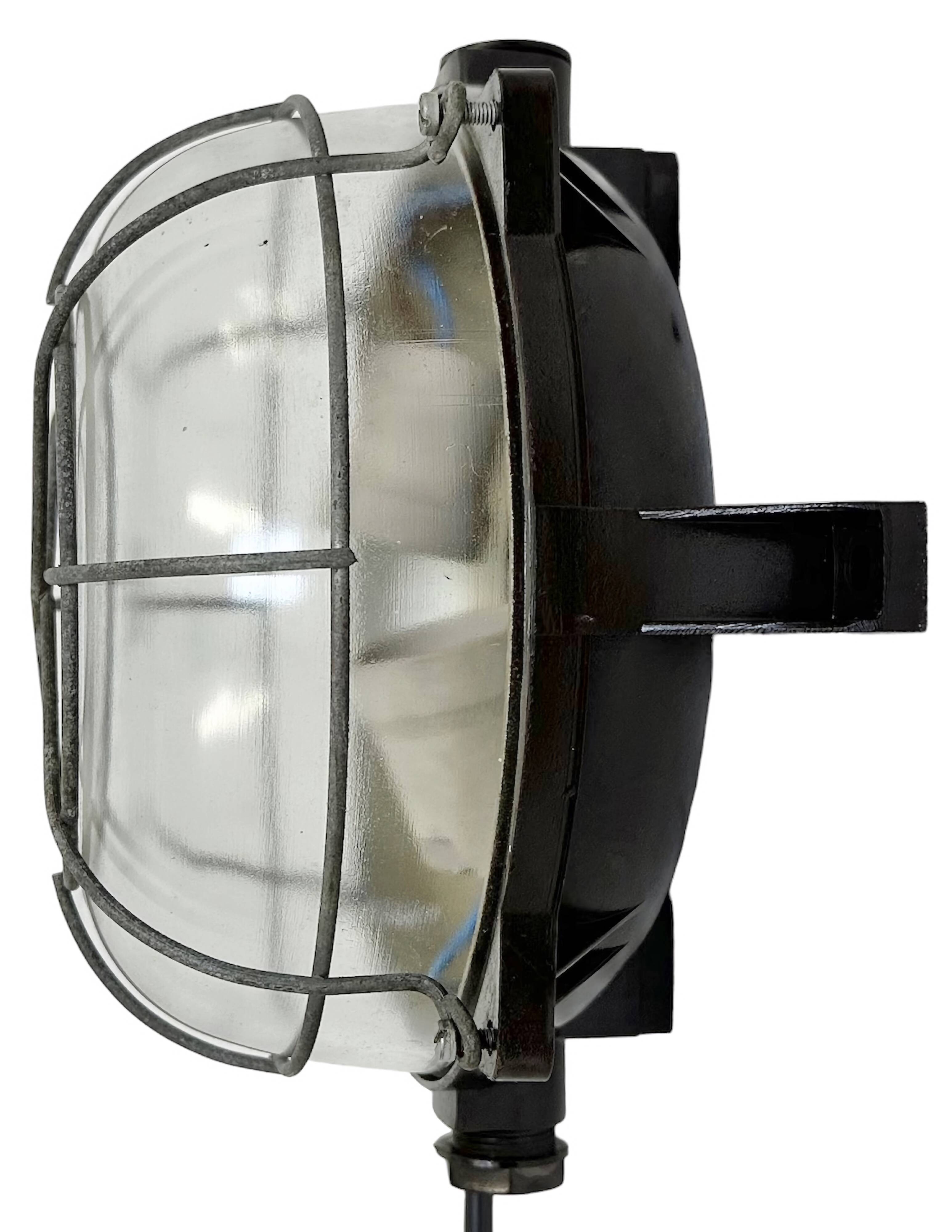 Brown Industrial Bakelite Wall or Ceiling Light, 1970s