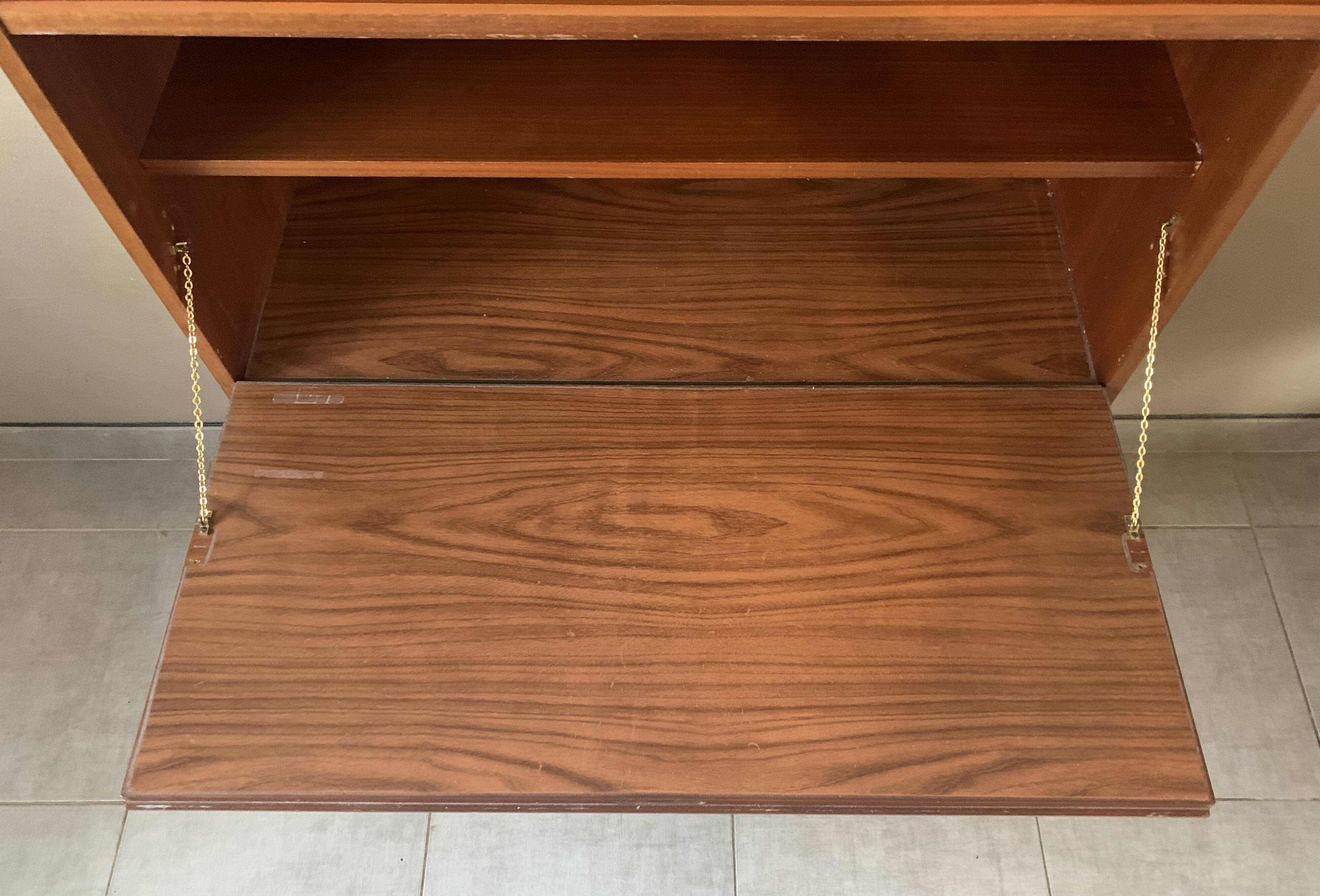 Scandinavian teak secretary, 1960s