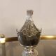 Silver sauceboat 800, Louis XVI style, Hanau around 1900