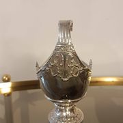 Silver sauceboat 800, Louis XVI style, Hanau around 1900
