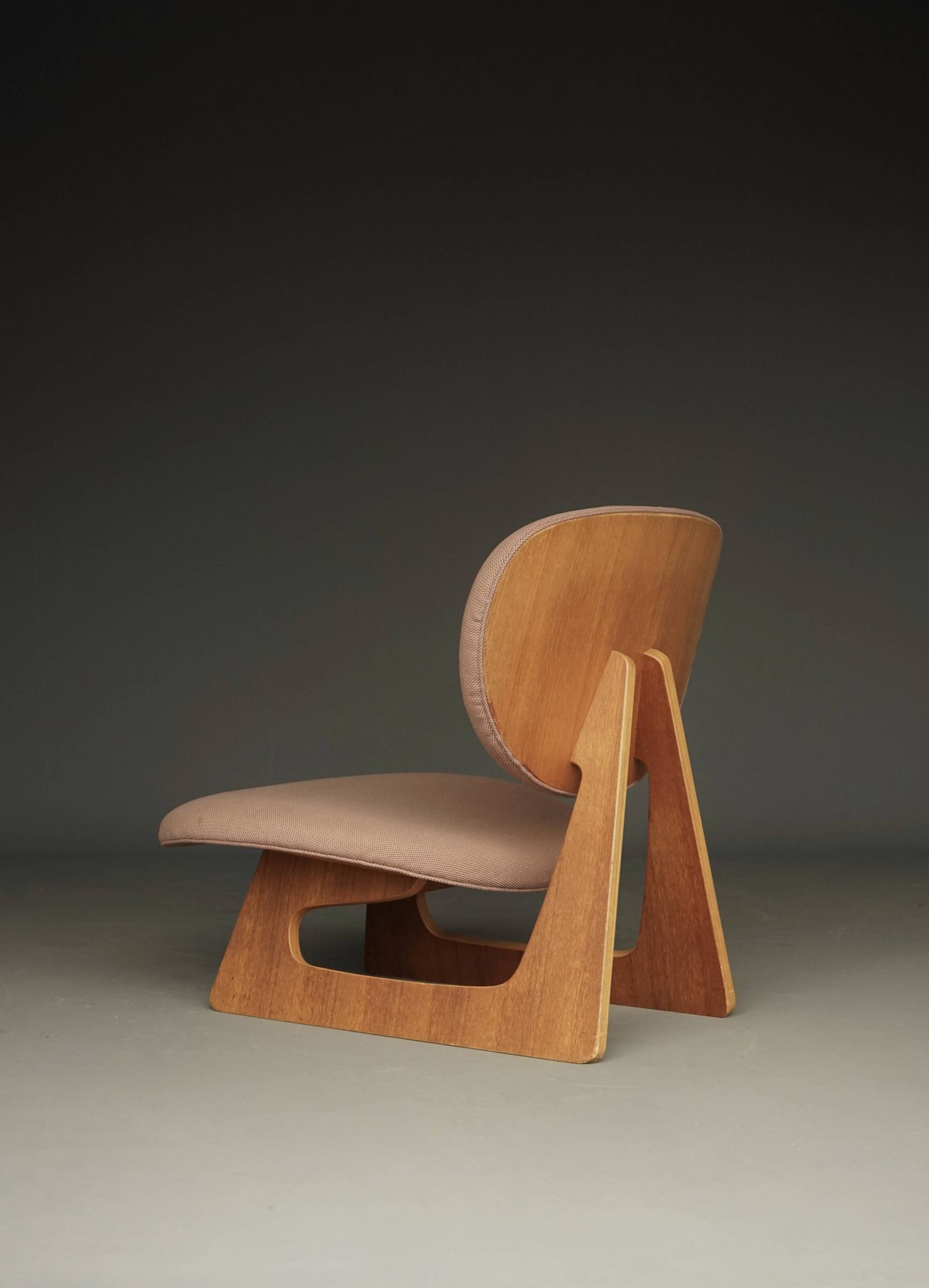 model 5016 Low Chair by Junzo Sakakura and Daisaku Cho, 1970s