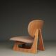 model 5016 Low Chair by Junzo Sakakura and Daisaku Cho, 1970s