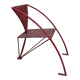 Fauteuil design rouge 1950