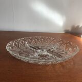 Dish with glass compartments