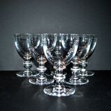 Set of 11 uncut Trianon wine glasses CRISTAL SAINT-LOUIS 2nd choice H12