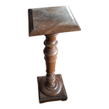 Old wooden column