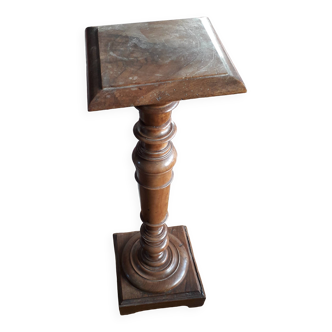 Old wooden column