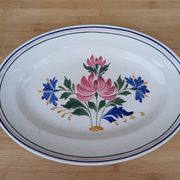 Assiette de service ovale saint amand
