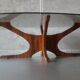 Table basse palissandre vintage Hugues Poignant