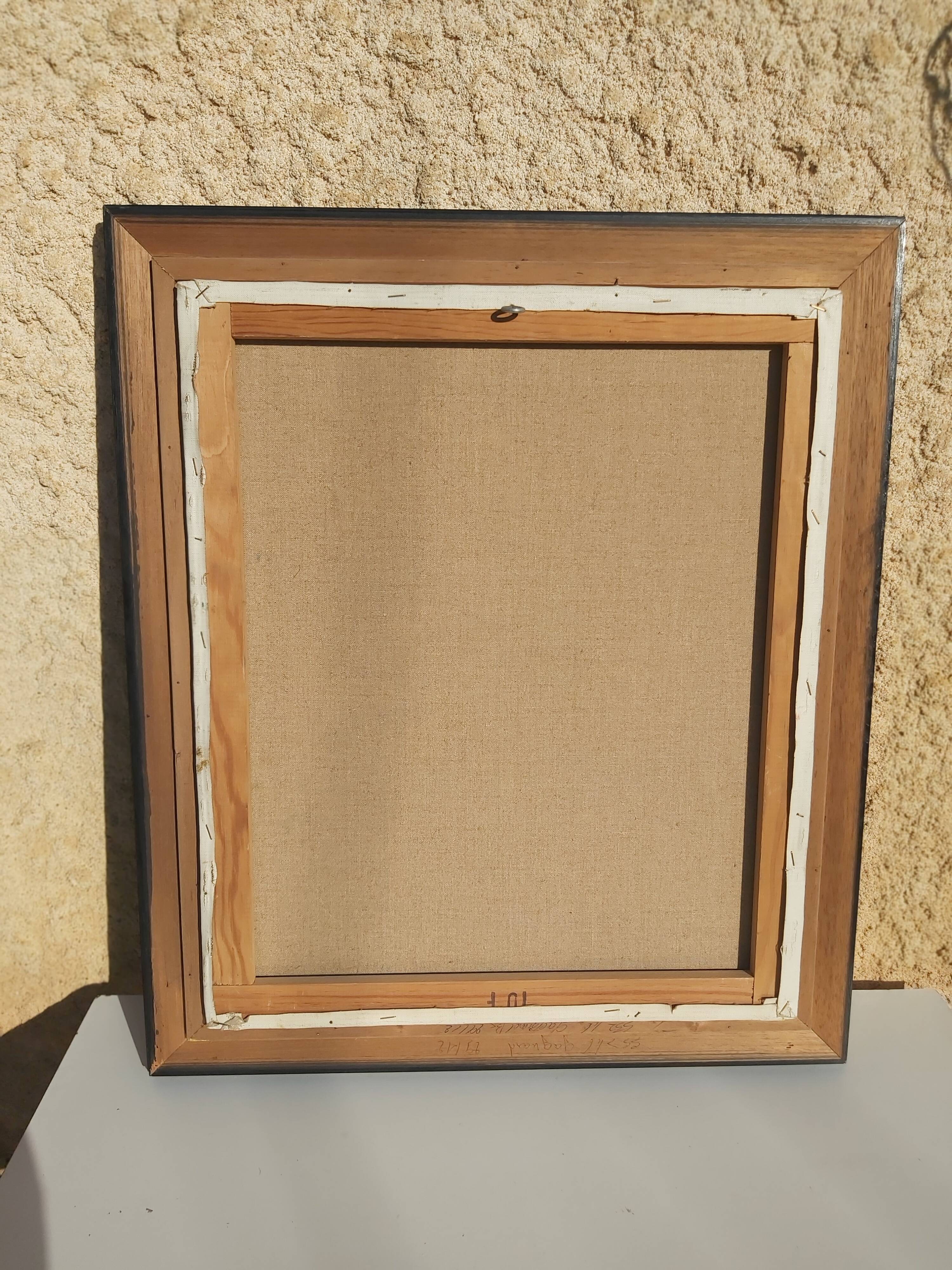 Oil on canvas bouquet of flowers Georges Benoit