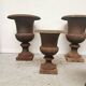 Paire de vase Médicis en fonte 50cm