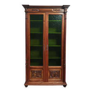 Bibliothèque style louis - xvi noyer