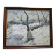 Tableau paysage enneigé