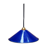 Conical industrial suspension in enamelled sheet metal