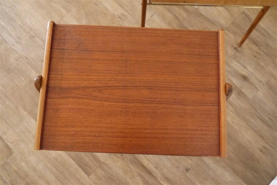 Paire de chevets vintage scandinave en teck