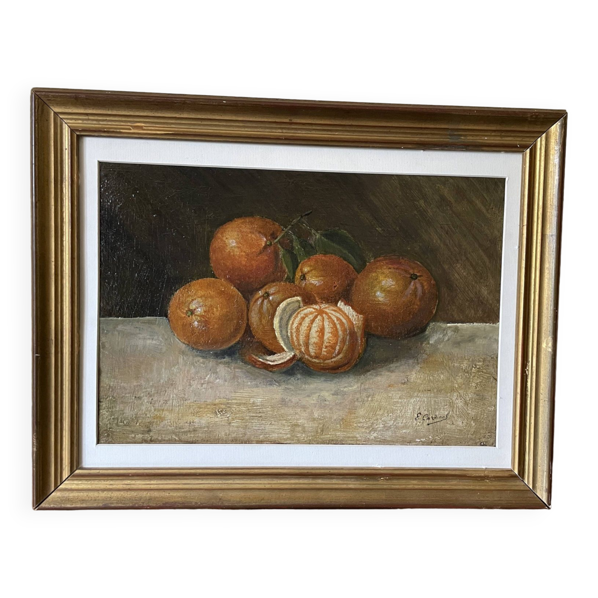 Still life with oranges