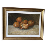 Still life with oranges