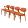 Kai Kristiansen Model 42 Teak Chairs by Schou Andersen, Denmark, 1960s